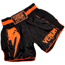 Тайские шорты Venum Giant Black/Neo Orange XL черный