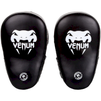 Тренерские пэды Venum Elite Small Kick Pads Black черный