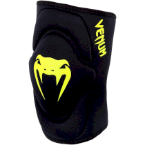Наколенники Venum Kontact Black/Yellow неоновый XL
