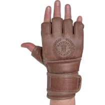 ММА перчатки Hardcore Training Heritage Brown S/M коричневый