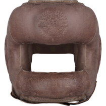 Бамперный боксерский шлем Hardcore Training Heritage Brown коричневый L/XL