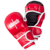 МMA перчатки Clinch Union M красный с белым