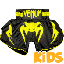 Детские шорты для тайского бокса Venum Bangkok Inferno 8 лет желтый