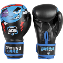 Детские боксерские перчатки Ground Game 8 унц. голубой