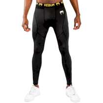 Компрессионные штаны Venum G-Fit Black/Gold M черный