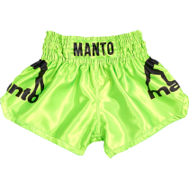 Тайские шорты Manto Muay Thai Dual Green XXL светло-зеленый