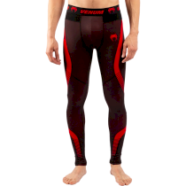Компрессионные штаны Venum Nogi Black/Red S красный