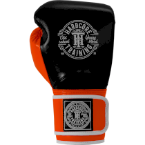 Боксерские перчатки Hardcore Training HardLea Black/Orange 16 унц. оранжевый