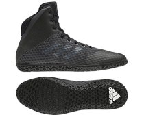 Борцовки Adidas Mat Wizard 4 черные 40,5RU(UK8) 