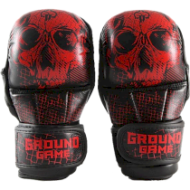Гибридные перчатки Ground Game Red Skull L/XL красный