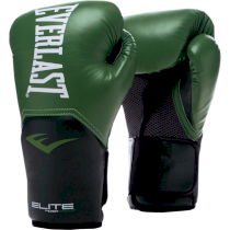 Боксерские перчатки Everlast Elite ProStyle 10 унц. зеленый