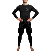 Компрессионные штаны Hardcore Training Dark Line XS черный