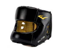 Бамперный шлем Everlast Elite PU Black желтый L/XL