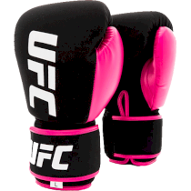Боксерские перчатки UFC M розовый