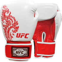 Перчатки UFC Premium True Thai 12 унц. белый с красным