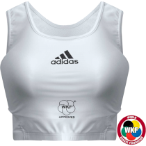 Топик с защитой груди Adidas WKF m белый