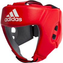 Боксерский шлем Adidas AIBA Red красный s