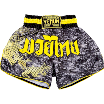 Шорты для тайского бокса Venum Tramo s желтый