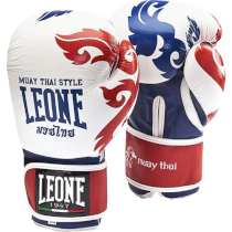 Боксерские перчатки Leone Muay Thai 10унц. синий