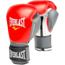 Боксерские перчатки Everlast PowerLock 12унц. красный