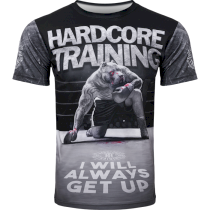 Тренировочная футболка Hardcore Training х Ground Shark Die Hard xxxl серый