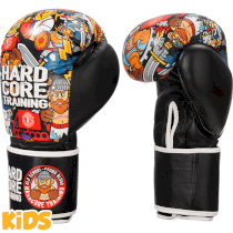 Детские боксерские перчатки Hardcore Training Doodles 6унц. красный