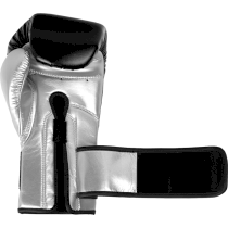 Боксерские перчатки Hardcore Training HardLea Black/Silver 14унц. 