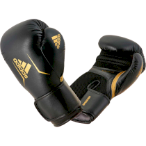 Боксерские перчатки Adidas Speed 100 Black/Gold 14унц. черный