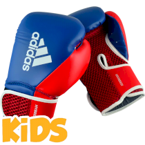 Детские перчатки Adidas Hybrid 150 8унц. красный