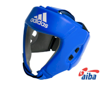 Боксерский шлем Adidas AIBA Blue синий L