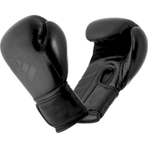 Боксерские перчатки Adidas Hybrid 80 Black 8унц. черный