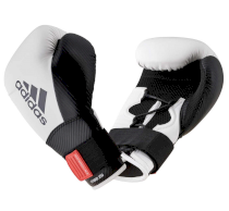 Боксерские перчатки Adidas Hybrid 250 White/Black 14унц. белый