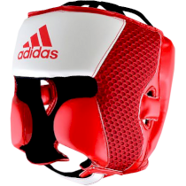 Боксёрский шлем Adidas Hybrid 150 White/Red красный l