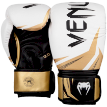 Перчатки Venum Challenger 3.0 White/Black-Gold 14унц. золотой