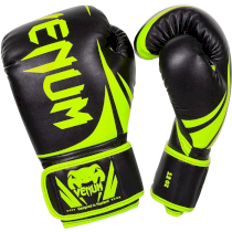 Боксерские перчатки Venum Challenger 2.0 Black/Green 16унц. зеленый