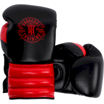 Боксерские перчатки Hardcore Training GRT1 Boxing Gloves Black/Red 14 унц. черный