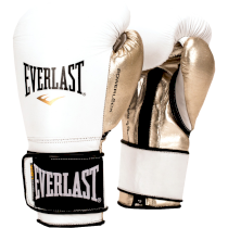 Боксерские перчатки Everlast PowerLock 12унц. золотой