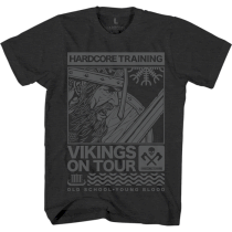 Футболка Hardcore Training Vikings On Tour Black Melange XXL 