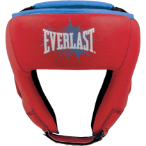 Детский боксерский шлем Everlast Prospect красный с синим 