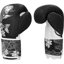 Боксерские перчатки Hardcore Training Koi 12унц. черный