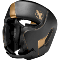 Классический шлем Hayabusa T3 Black/Gold золотой l