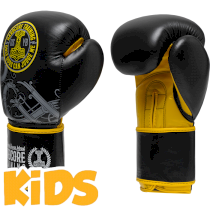 Детские боксерские перчатки Hardcore Training Glima 6унц. желтый