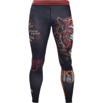 Компрессионные штаны Hardcore Training Tiger m коричневый