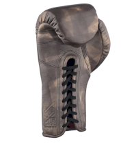 Универсальные тренировочные перчатки на шнуровке Ultimatum Boxing PRO LIMITED LACE-UP RANGER 16унц. коричневый