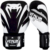 Боксерские перчатки Venum Impact Black/White 16унц. белый