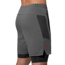 Спортивные шорты Hayabusa Men’s Layered Performance Shorts Dark Grey M темно-серый
