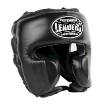 Боксерский шлем Leaders LS MEX BK черный l