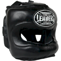 Бамперный шлем Leaders Black черный L/XL