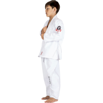 Детское кимоно для бжж GR1PS Leo Cor k4 белый