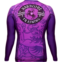 Рашгард Hardcore Training Heraldry Magenta LS s темно-фиолетовый